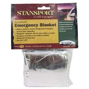 Stansport Polarshield Emergency Blanket   Standard, Shirt Pocket Size 