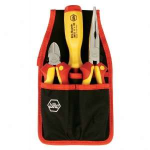  Wiha 32871 Insulated Screwdriver and Pliers Belt Pack Kit 