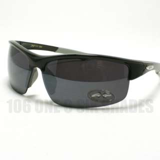 SPORTY Mens Sunglasses Running Cycling Wrap Around Rubber Grip BLACK 
