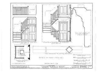   Colonial New England House plans, wood framed home blueprints  