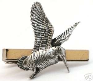Woodcock Tie clip slide hunting or shooting gift NEW  