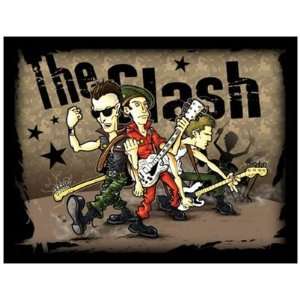    Magnet (Large): THE CLASH   Cartoon Caricatures: Everything Else