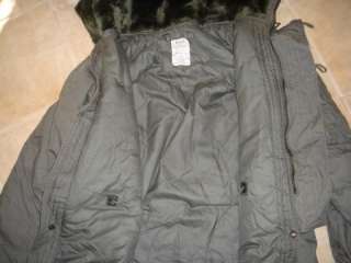 AIR FORCE USAF N 3B SMALL PARKA COLD WEATHER VINTAGE 1980 1989  