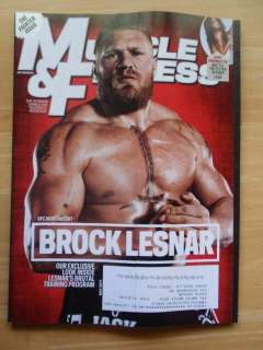 MUSCLE & FITNESS bodybuilding mag/UFC Brock Lesnar 5 11  