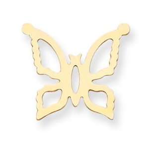  14K Gold Butterfly Stamping Disc Arts, Crafts & Sewing