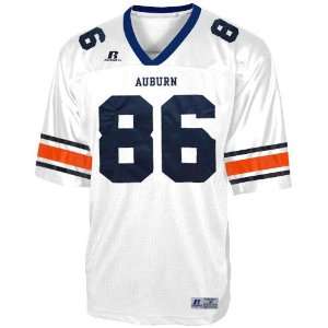   #86 White Tackle Twill Replica Football Jersey: Sports & Outdoors