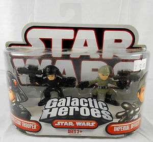 Star Wars Galactic Heroes Death Star Trooper Imperial Officer Figures 