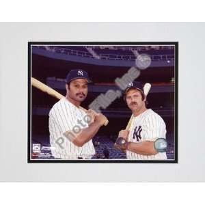 Photo File New York Yankees T. Munson & C. Chambliss Matted Photo 