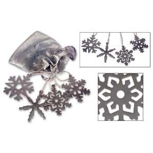  Snowy Winter, ornaments (set of 4)