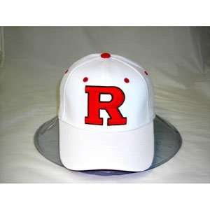 Rutgers Scarlet Knights One Fit NCAA Cotton Twill Flex Cap (White)