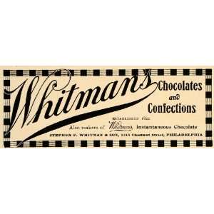  1906 Ad Whitmans Chocolates Confections Russell Stover 