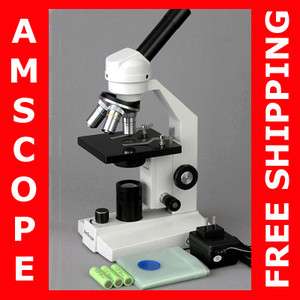 40X 2000X CORDLESS LED VETERINARY COMPOUND MICROSCOPE 013964500967 