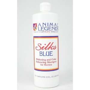 Animal Legends Silks BLUE Whitening Horse Shampoo   32 oz:  