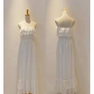   Summer Dress, Multi layered Design, Three Colors, Price/Piece   White