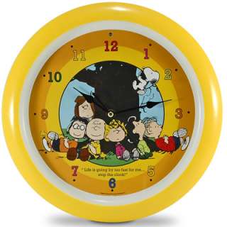 This colorful PEANUTS Sound Clock features those lovable characters 