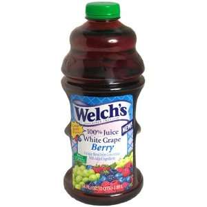  Welchs 100 % Juice, White Grape Berry, 64 fl oz (2 qts 