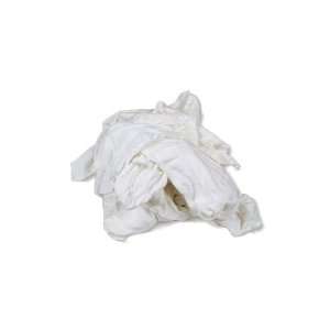  RagLady Recycled White Cotton T Shirt Rags, 50 lb. Case 
