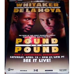  De La Hoya Vs Whitaker 1997 Large Boxing Poster (Sports 