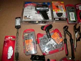 WHOLESALE LOT OF ASSORTED NAMEBRAND HAND TOOLS  