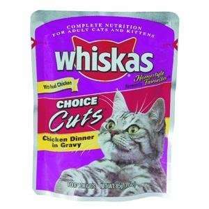   10089123 Whiskas Choice Cuts Cat Food (Pack of 24)