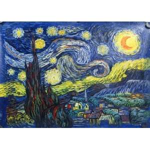 Gallery Wrapped   OIL PAINTING Reproduction  Van Gogh   Starry Night 