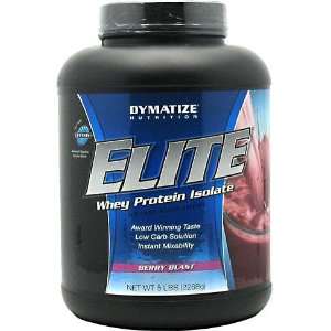  Dymatize Whey Protein Isolate, Berry Blast, 5 lbs (2268g) (Protein 