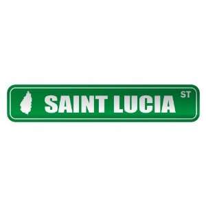   SAINT LUCIA ST  STREET SIGN COUNTRY