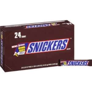  Snickers King Size Candy Bars, 24 ct (Quantity of 2 