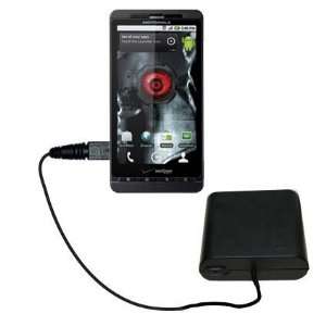 Portable Emergency AA Battery Charge Extender for the Motorola Droid X 