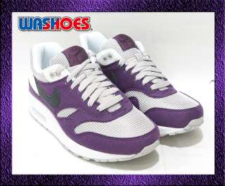 2011 Nike Wmns Air Max 1 Wine Purple Anthracite Natural Grey US 5.5~12 
