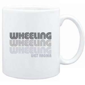  Mug White  Wheeling State  Usa Cities