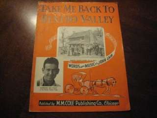 title take me back to renfro valley featured on front cover rambling 