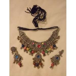  Fashion Jewelry (Navratri)   Colorful Beads with Oxidized 