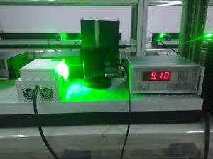 Viasho 532nm 8W green laser,both TTL/analog mode  