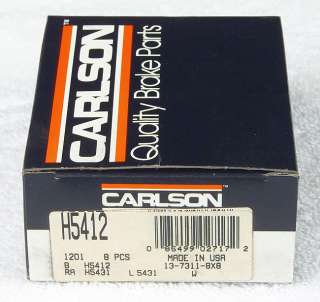 BRAND NEW CARLSON H5412 FRONT OR REAR DISK BRAKE PAD CLIPS 