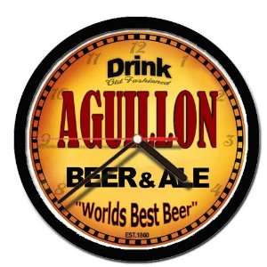  AGUILLON beer and ale wall clock: Everything Else