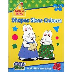  Max and Ruby Shapes Sizes Colors   Pre K Activity Book 