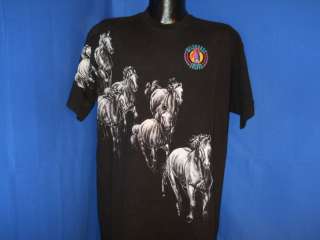 vintage WILD HORSE SALOON NASHVILLE ALL OVER t shirt XL  