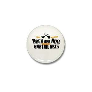  Rock and Roll Martial Arts Sports Mini Button by  