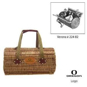    Lid Willow Basket (Hunter Green) (Engraved Logo): Sports & Outdoors