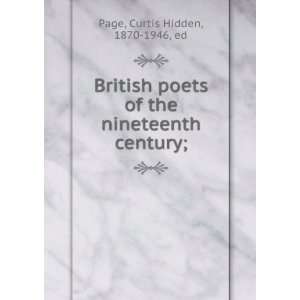 poets of the nineteenth century; selections from Wordsworth, Coleridge 