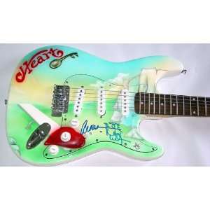   Ann & Nancy Autographed Signed Custom Airbrush Guitar 