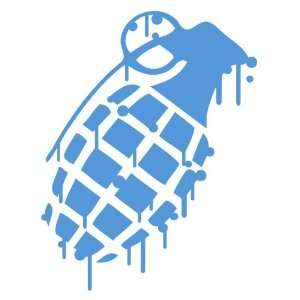 Grenade LIGHT BLUE Drip Splatter Snowboard Vinyl Decal Sticker CUSTOM