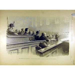  1898 Court Panama Trial Affair French Print Maret