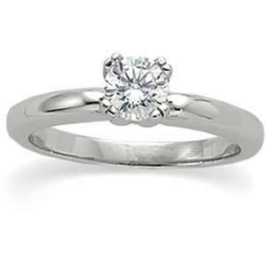   Engagement Ring 14k ( 0.7 Ct, E Color, VS1 Clarity WGI Certified
