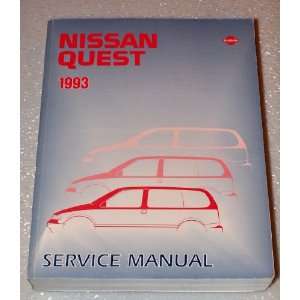  1993 Nissan Quest Factory Service Manual: Automotive