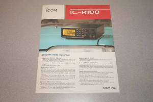ICOM IC R100 Wideband Receiver DATA Flyer  