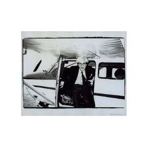  Self Portrait, 1982 (airplane) Finest LAMINATED Print Andy 