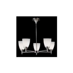 Westmore Lighting 5 Light Polished Chrome Casual Chandelier CH55143