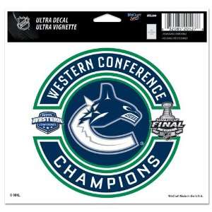  Western Conference Champion Ultra decals 5 x 6   colored 